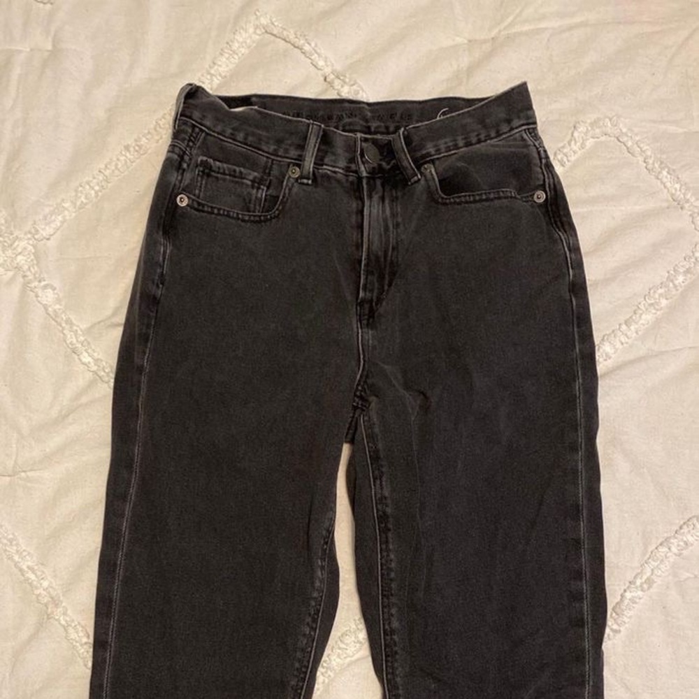 American Eagle Outfitters Black Mom Jeans